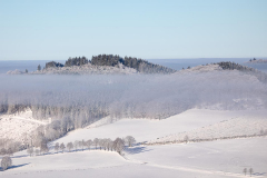 Nebelschleier umhüllen den Wesenberg