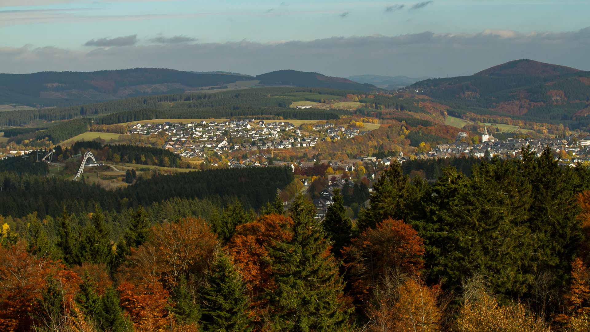 Blick auf Winterberg