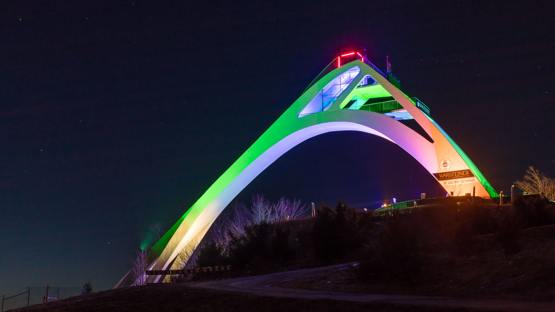 Illumination St. Georg-Schanze in Winterberg