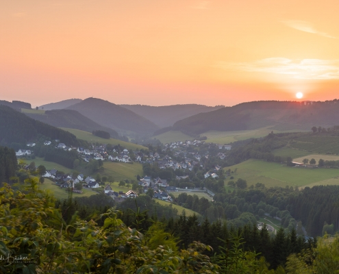 Abendstimmung im Sauerland