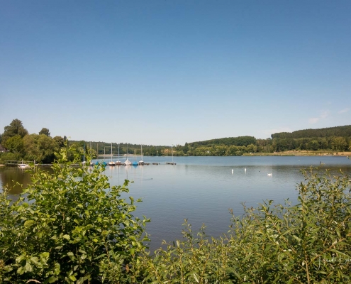 Blick von Amecke auf das Vorbecken