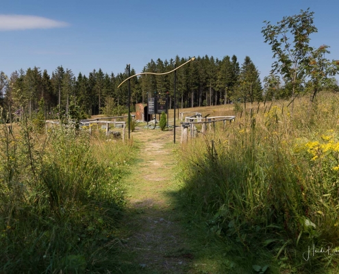 Einstieg zum "Goldenen Pfad"