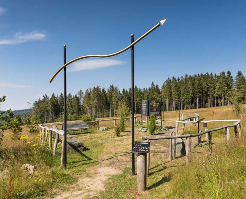 Einstieg zum "Goldenen Pfad"