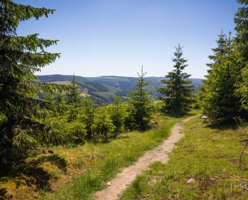 Aussicht vom Schwedensteig-Heidenstraße
