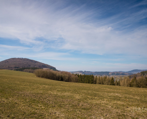 Aussicht von der Almert in Richtung Sorpetal