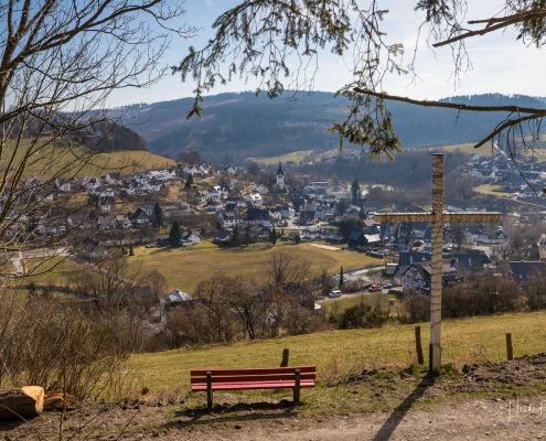 Blick auf Fleckenberg