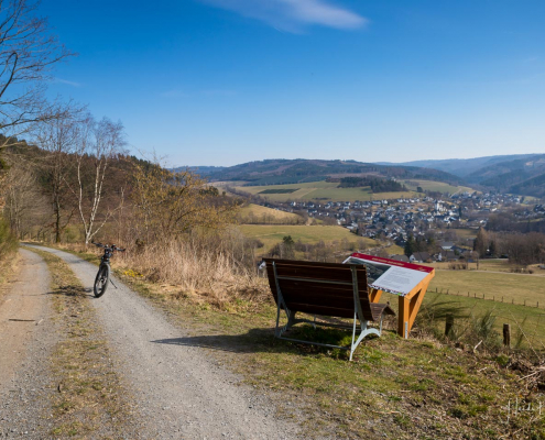 Blick auf Fleckenberg