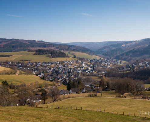 Blick auf Fleckenberg