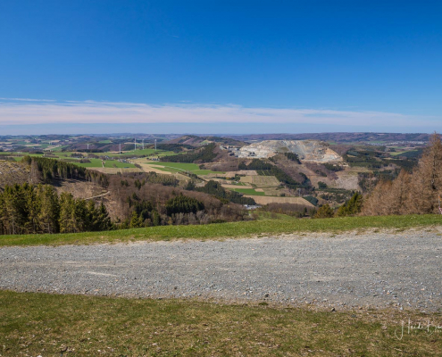 Aussicht vom Zaun unterhalb des Stüppelturms