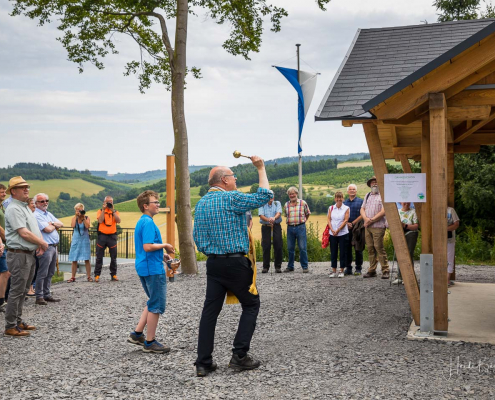 Segnung der neuen Schutzhütte