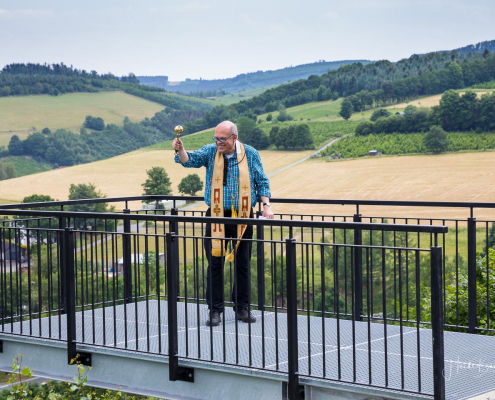 Segnung des Dorfbalkons