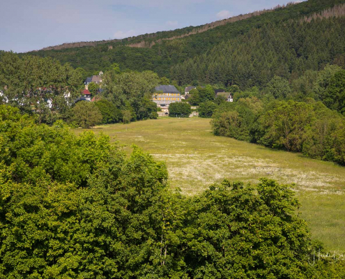 Blick auf Schloss Breidenstein Blick auf Schloss Breidenstein