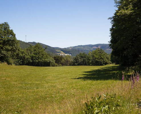 Blick auf Maumke mit Galileo-Park Blick auf Maumke mit Galileo-Park