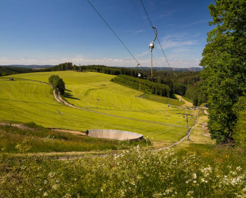 Skigebiet Fahlenscheid mit Mountainbikepark Skigebiet Fahlenscheid mit Mountainbikepark