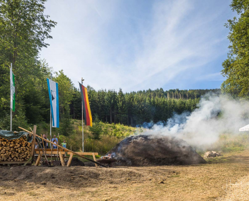 Kohlenmeiler in Eslohe Kohlenmeiler in Eslohe