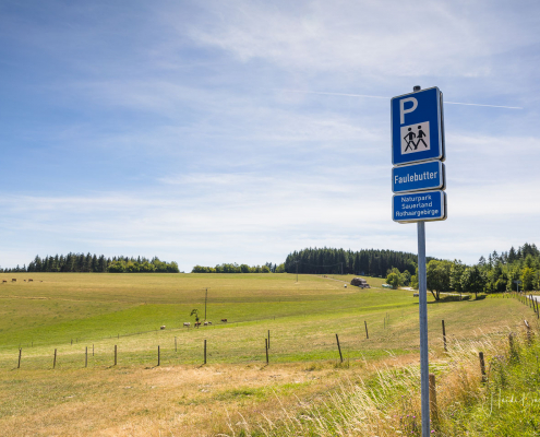 Wanderparkplatz am Landgasthof Rademacher in Faulebutter Wanderparkplatz am Landgasthof Rademacher in Faulebutter