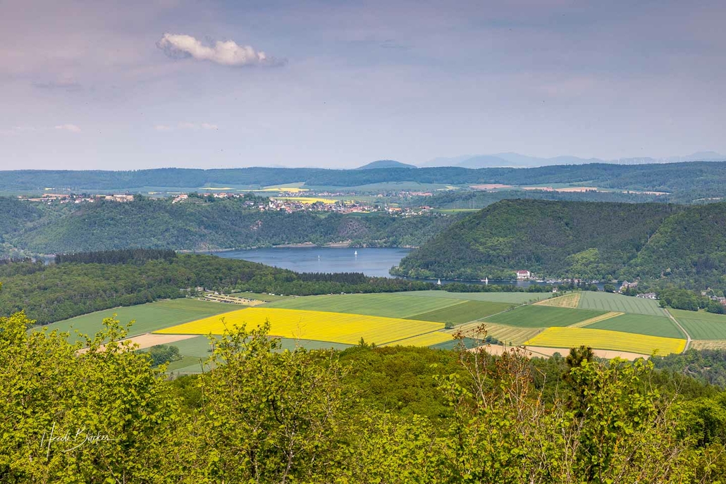 Aussicht vom Hochspeicherbecken-Edersee Aussicht vom Hochspeicherbecken-Edersee