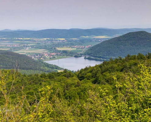 Aussicht vom Hochspeicherbecken