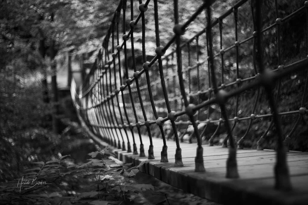 Hängebrücke in Kühhude