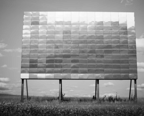 Lichtkinetische Skulptur "Blinker II"